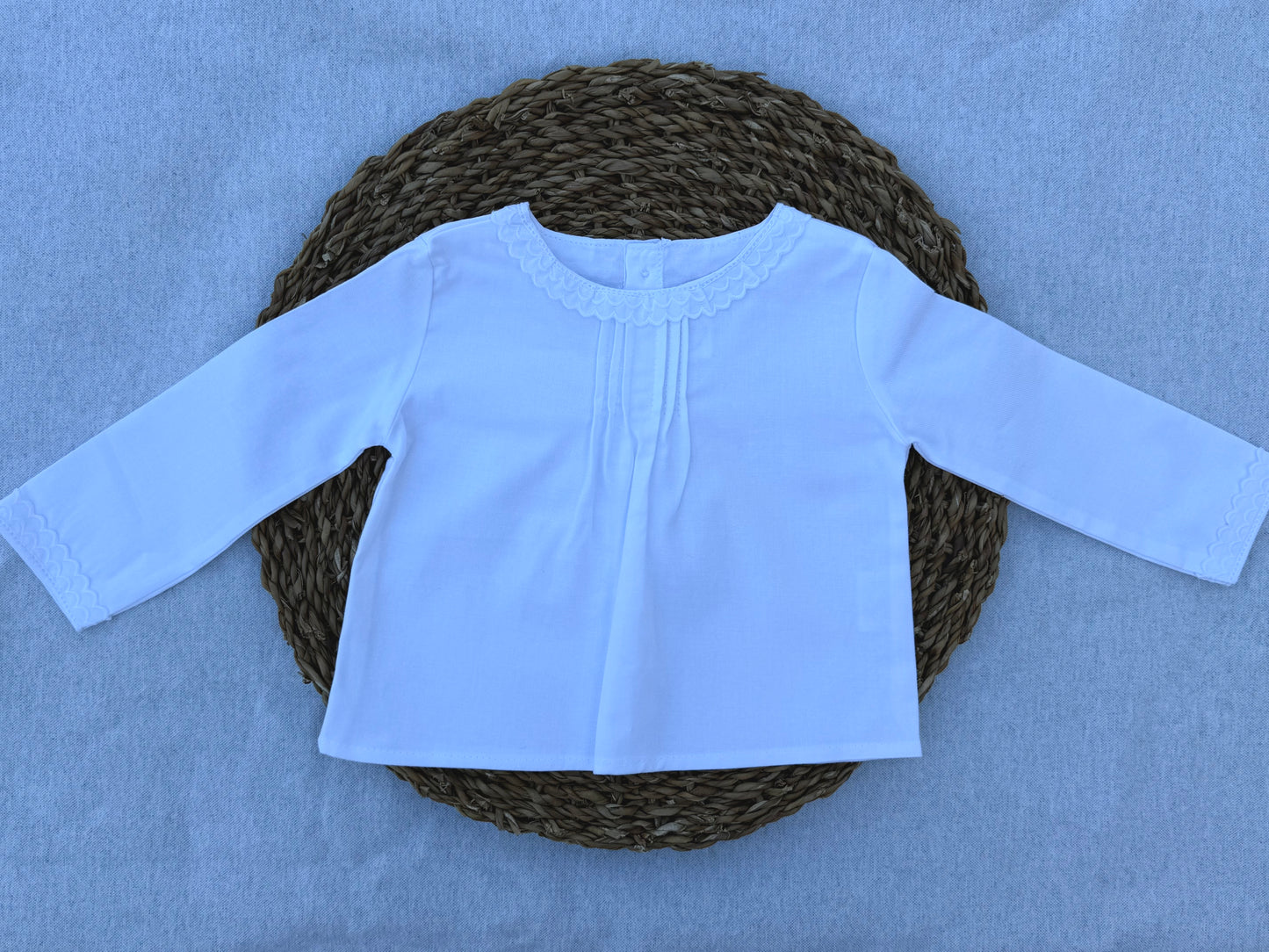 Blusa Viyela Blanca