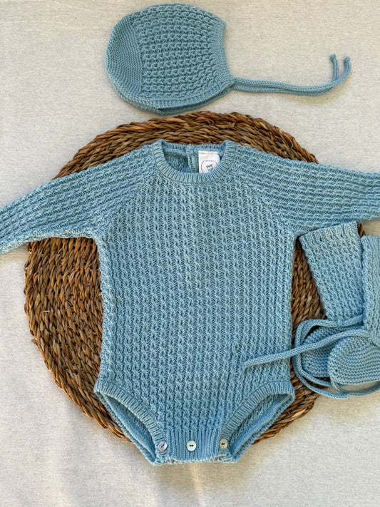 Pelele ochitos celeste